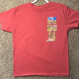 Claude Monet art piece Graphic Red T-Shirt
